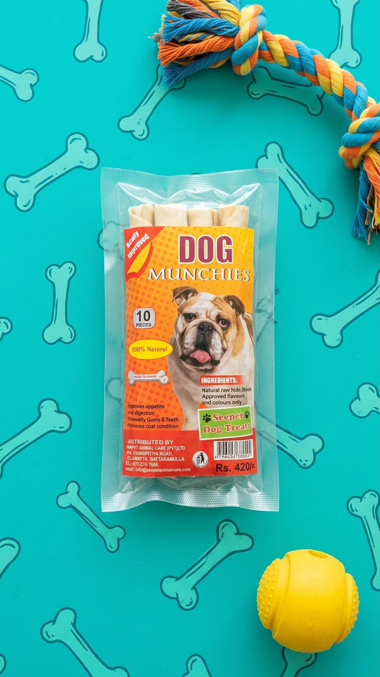 Seepet Newly Improved Mix Munchies Dog Treats - 10 Pieces
