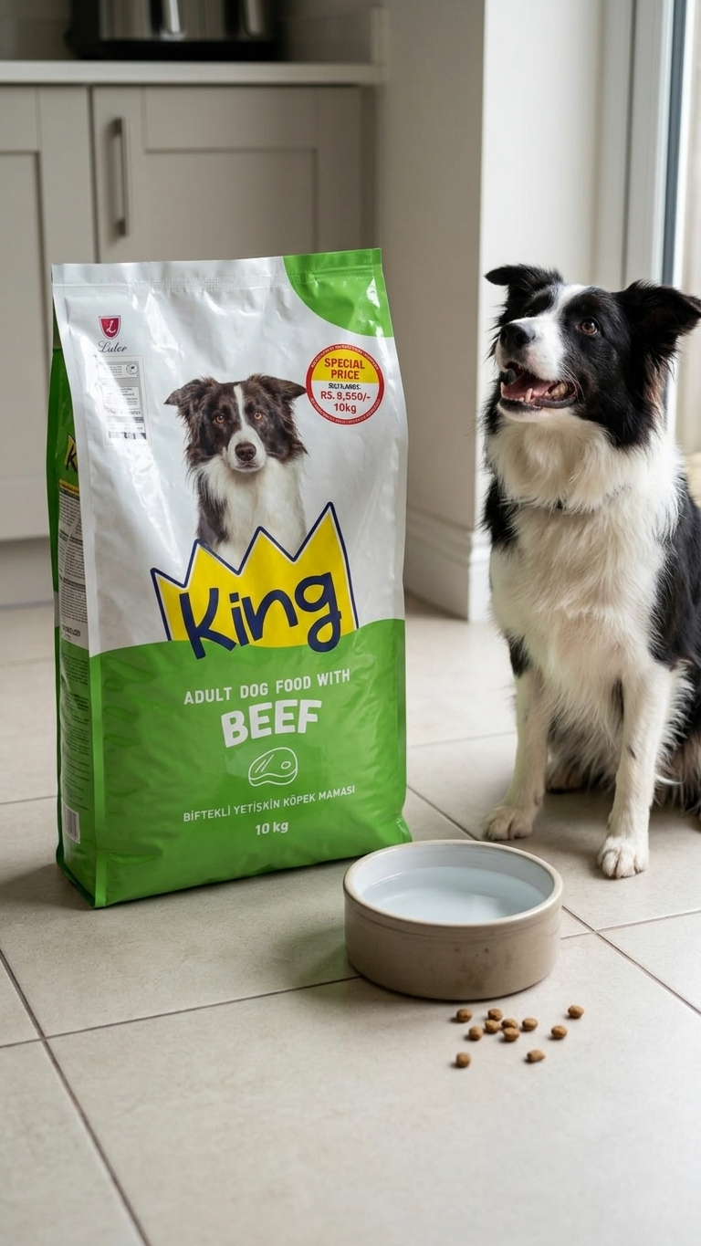 King Adult Dog Food with Beef - 10 kg