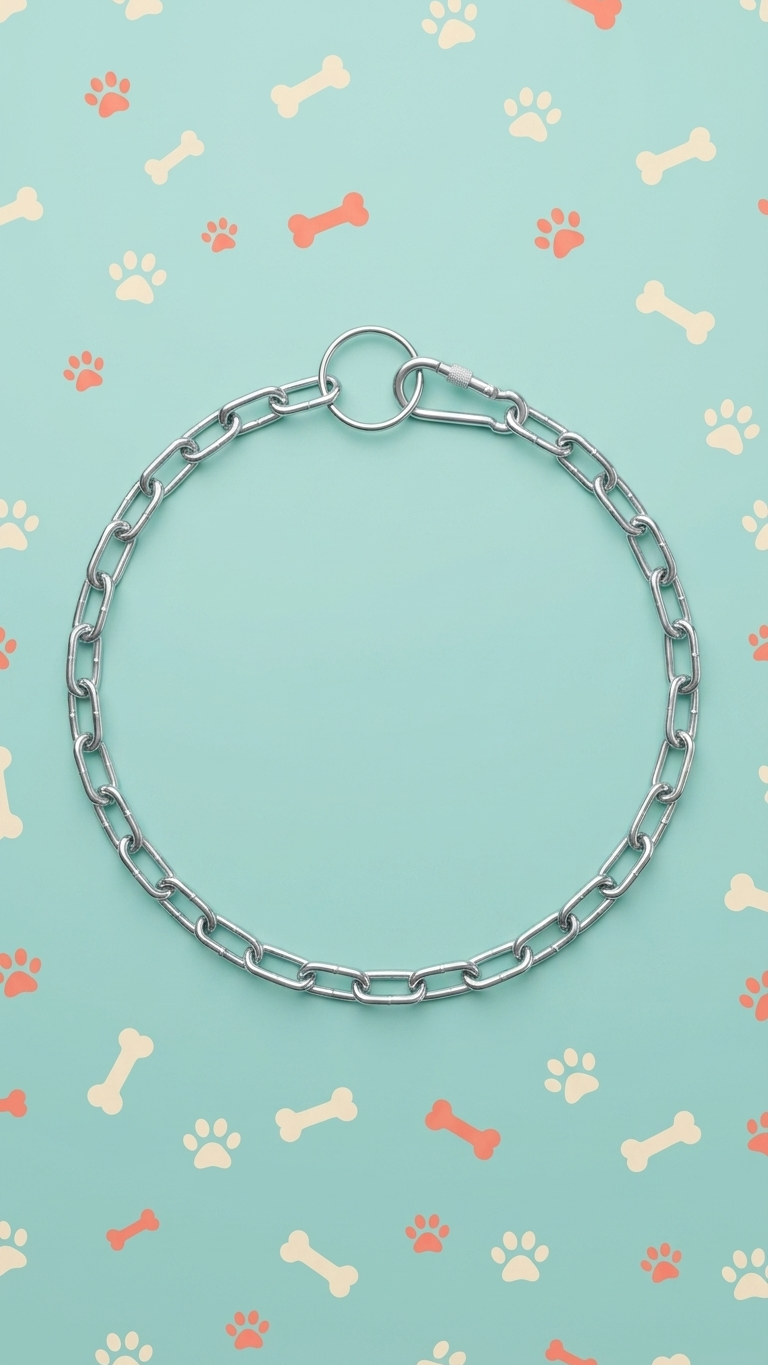 Heavy-Duty Metal Chain Dog Leash & Tie-Out Chain - 5.5 ft