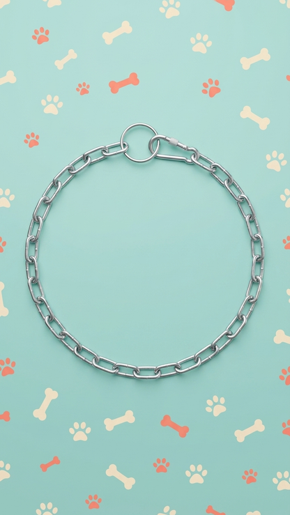 Heavy-Duty Metal Chain Dog Leash & Tie-Out Chain - 5.5 ft