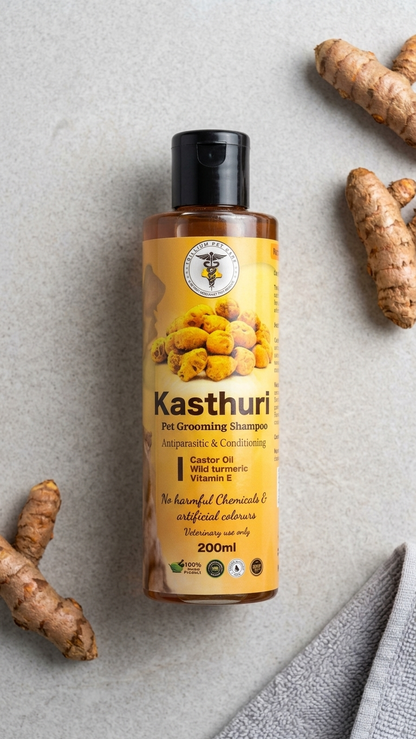 Trillium Kasthuri Pet Grooming Shampoo - 200ml