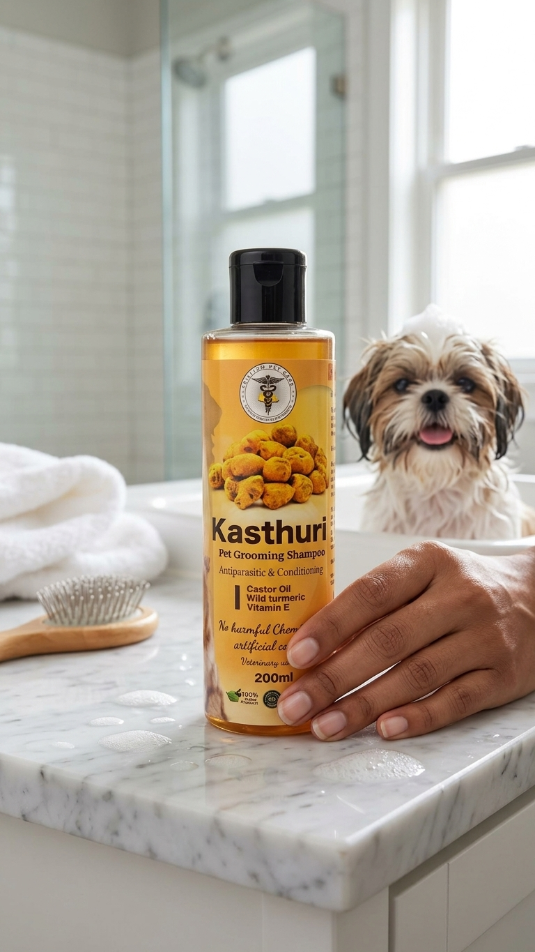 Trillium Kasthuri Pet Grooming Shampoo - 200ml