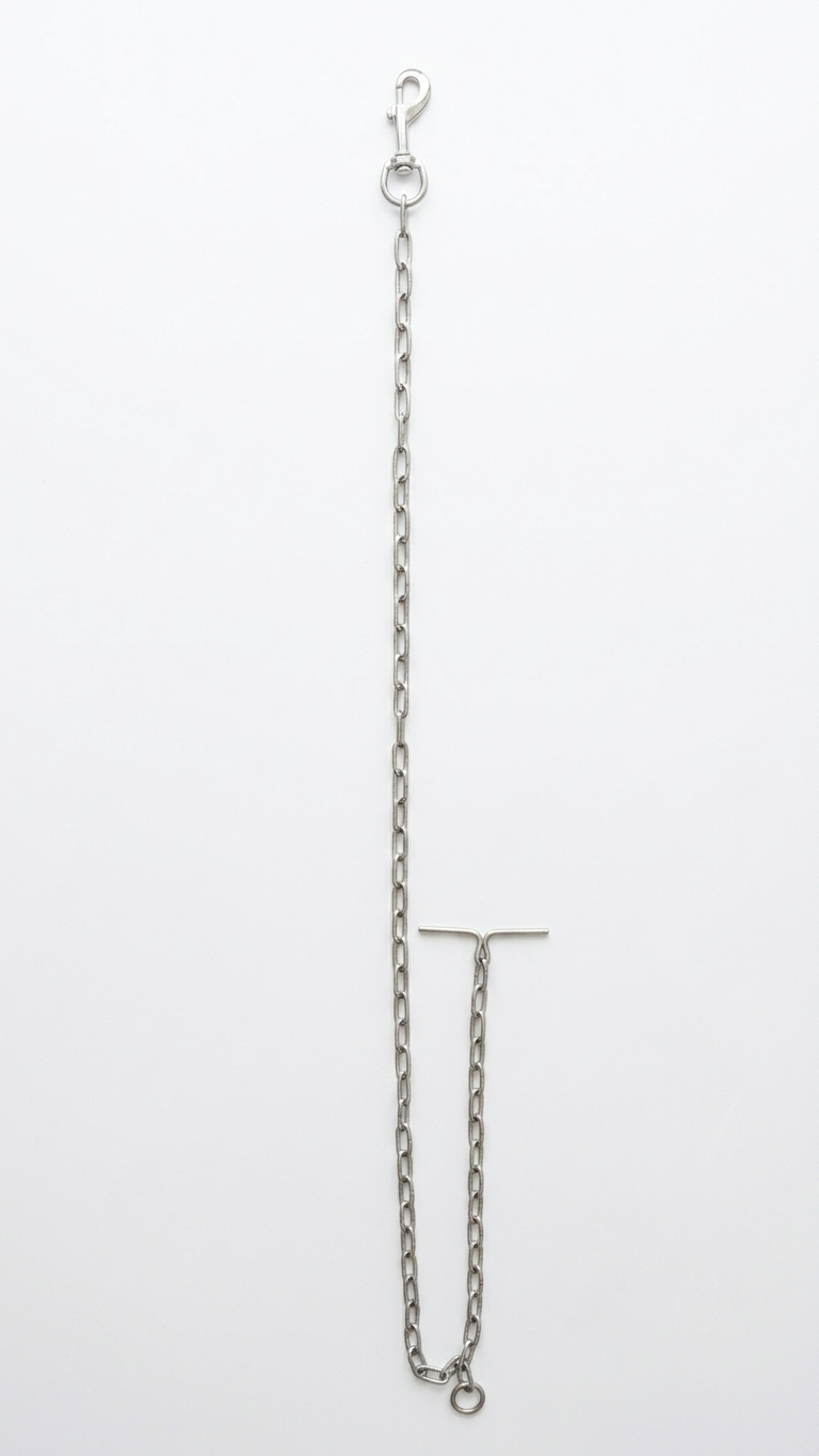 Heavy-Duty Steel Dog Tie-Out Chain - 5.5 ft