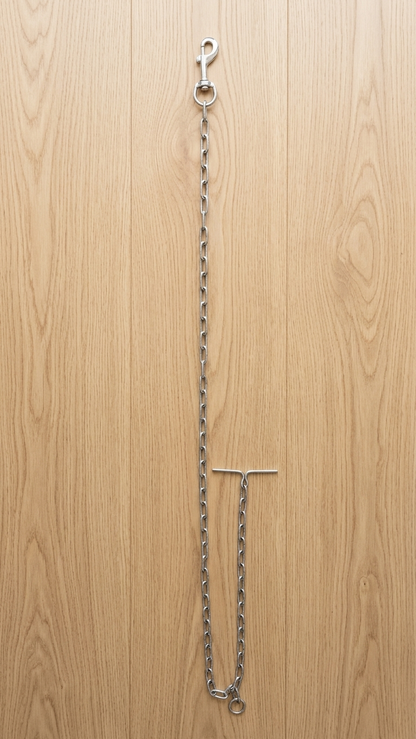 Heavy-Duty Steel Dog Tie-Out Chain - 5.5 ft
