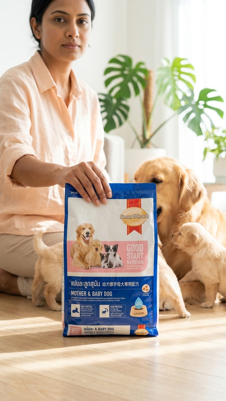 SmartHeart Good Start Nutrition Mother & Baby Dog Dry Dog Food - 1.3kg