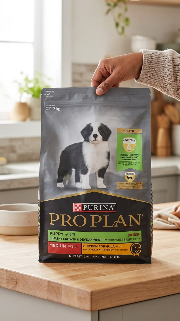 Purina Pro Plan Puppy Medium Breed Chicken Dry Dog Food - 3kg