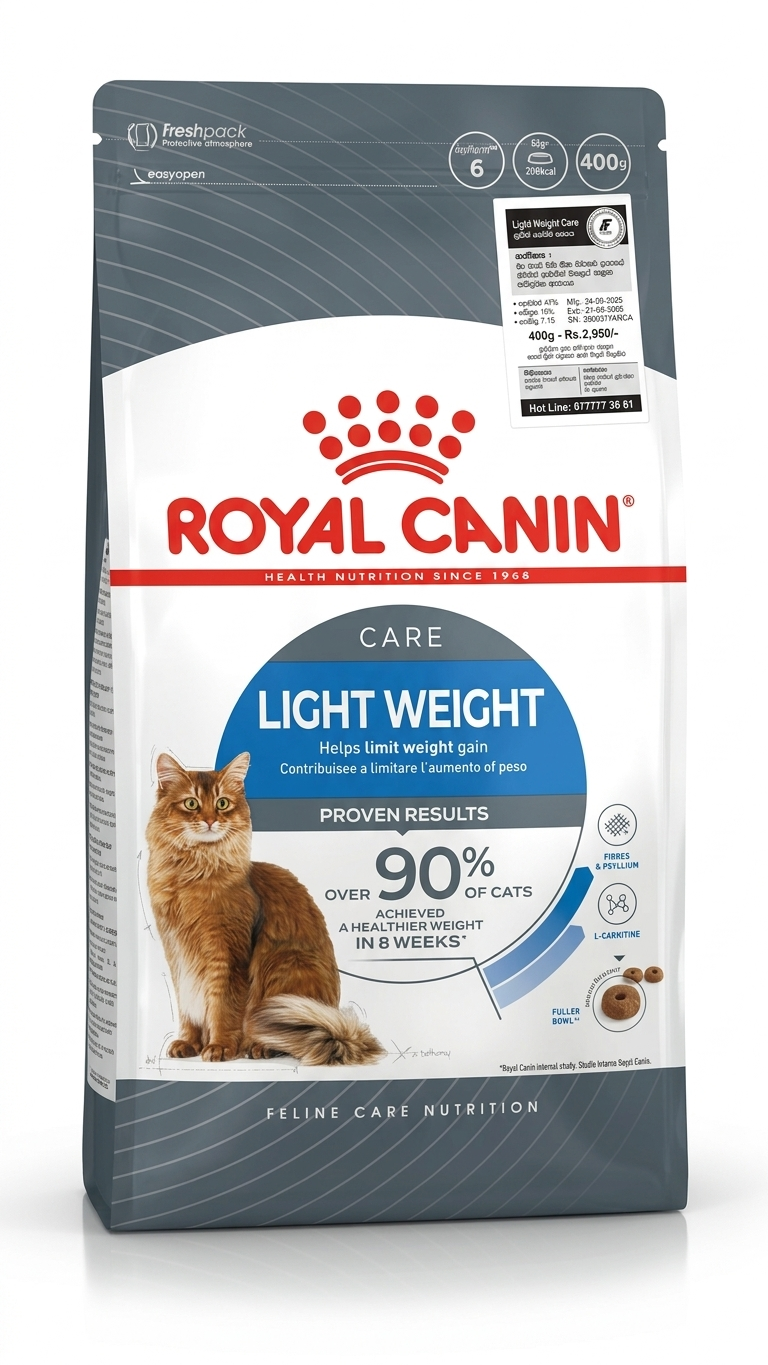 Royal Canin Light Weight Care Adult Dry Cat Food - 400g