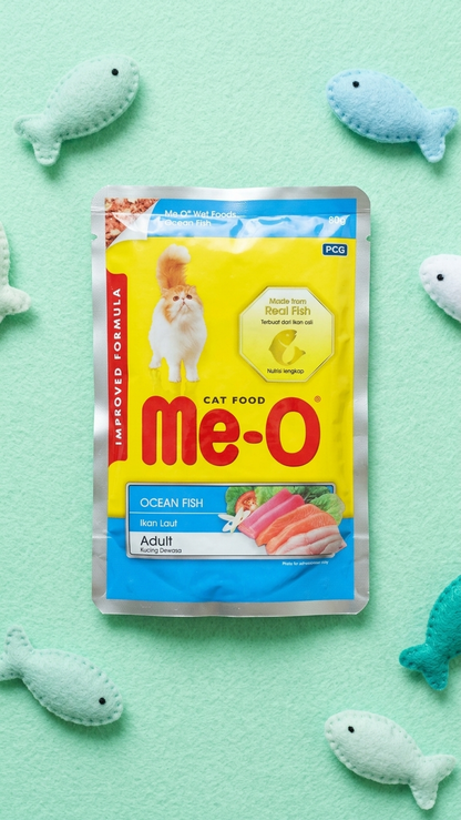 Me-O Ocean Fish Adult Wet Cat Food - 80g