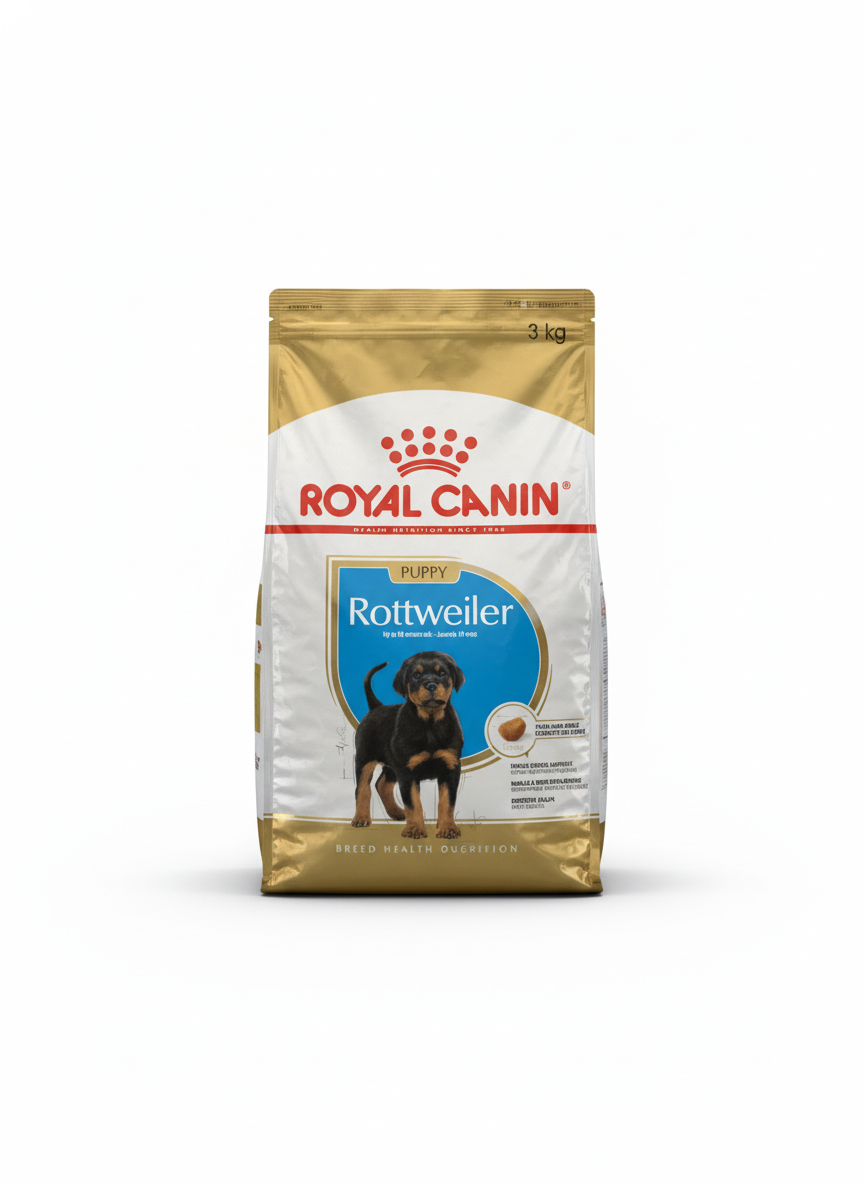 Royal Canin Rottweiler Puppy Dry Dog Food - 3kg