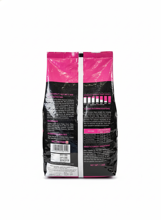 Let's Bite Active Adult Chicken Dry Dog Food - 1.2kg