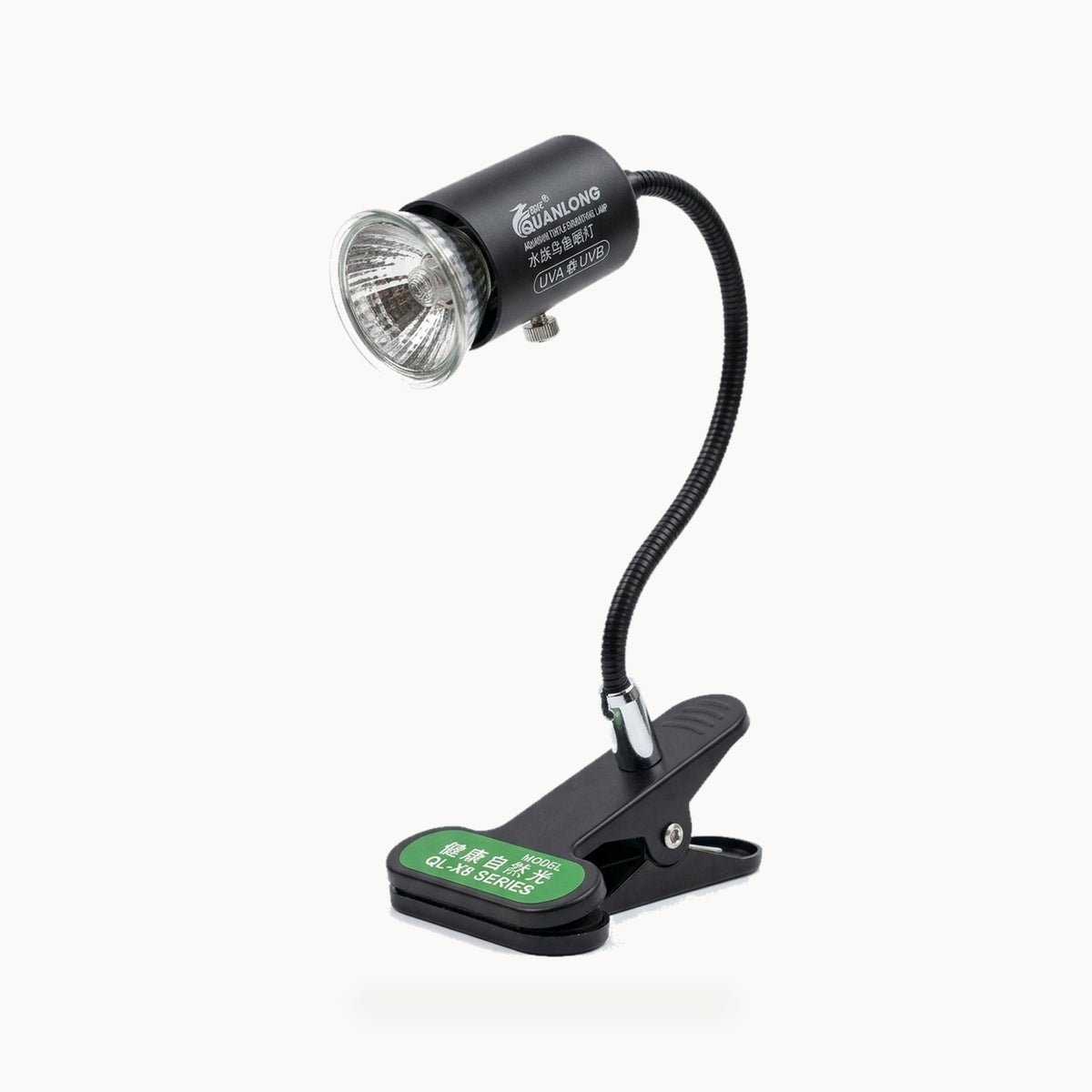 Quanlong QL-X8 UVA+UVB Reptile & Turtle Clip Light - Full Spectrum Solar Simulation – standardized square product image