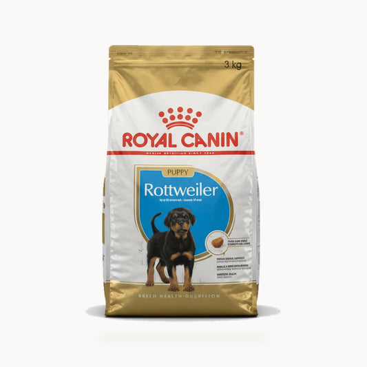 Royal Canin Rottweiler Puppy Dry Dog Food - 3kg – standardized square product image