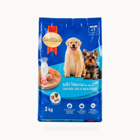 SmartHeart Puppy Chicken, Egg & Milk Dry Dog Food - 1.3kg – standardized square product image
