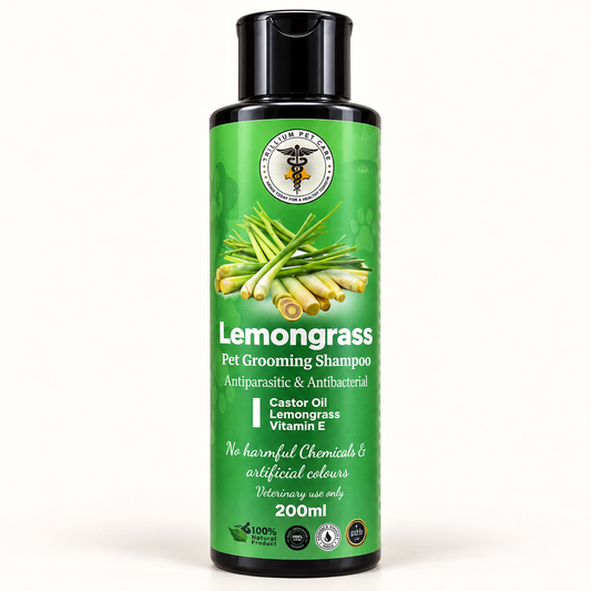 Trillium Lemongrass Pet Grooming Shampoo 200ml for cats and dogs
