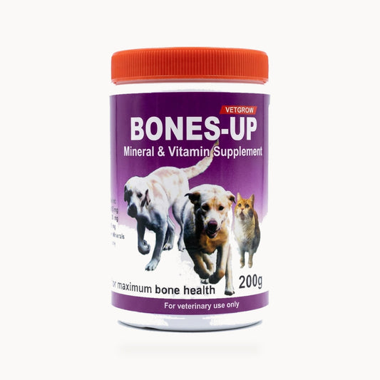 Vetgrow Bones-Up Mineral & Vitamin Supplement for Dogs & Cats – standardized square product image