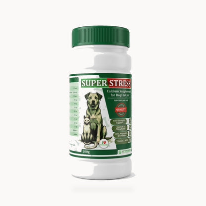 Vetpharma Super Stress Calcium Supplement for Dogs & Cats - 200g – standardized square product image