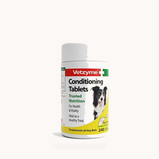 Vetzyme Conditioning Tablets for Dogs & Puppies - 240 Tablets – standardized square product image